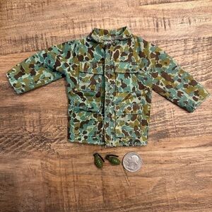 Vintage G.I. Joe Shirt for 12 inch action figure. Comes with two hand grenades
